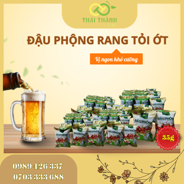 đậu phộng rang tỏi ớt