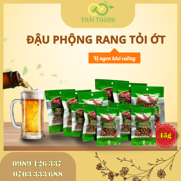 đậu phộng rang tỏi ớt